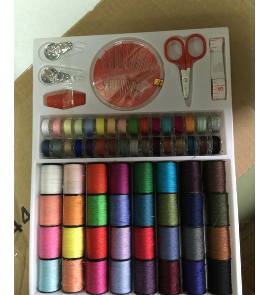 Juego de 64 Rollos de Hilo para Máquina de Coser Multicolor