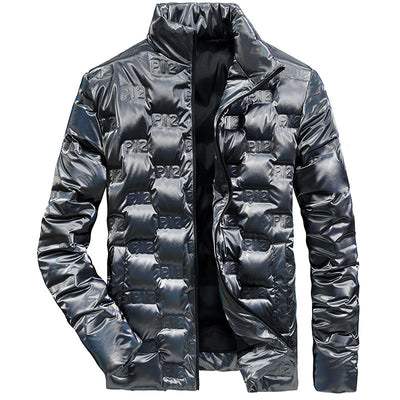 Chaqueta de Plumas para Hombre - Abrigo Casual de Invierno - Image 9