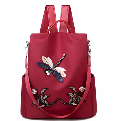 Mochila Oxford con Bordados Artesanales - Image 10