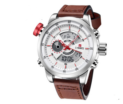 Reloj Casual Doble para Hombre - Resistente al Agua con Correa Ajustable - Image 8