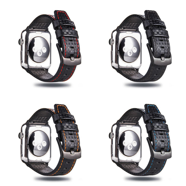 Reloj de Fibra de Carbono y Cuero Premium