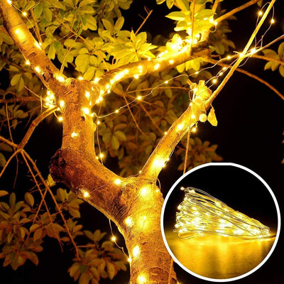 Luces LED Navideñas Exteriores - Guirnalda 2m/5m/10m Recargable USB - Image 5