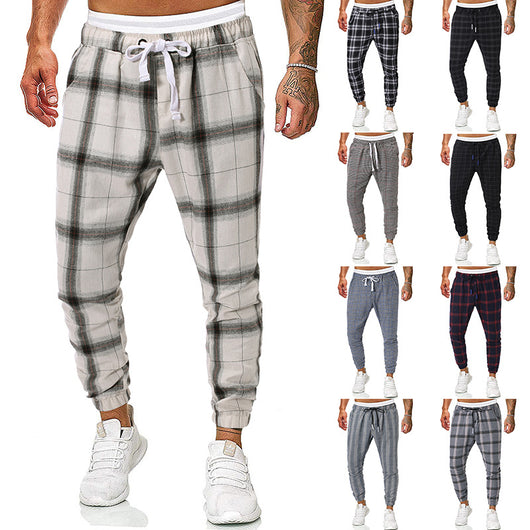 Pantalones Casuales a Cuadros - Comodidad y Estilo - Image 31