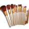 Set de 12 Brochas de Maquillaje Profesional en Caja de Metal