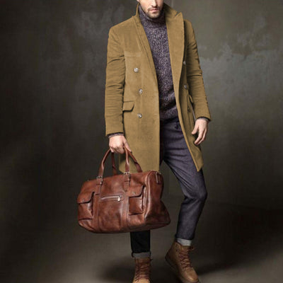 Abrigo Juvenil Doble Botonadura - Chaqueta Formal para Hombre - Image 11