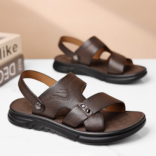 Zapatos de Cuero Genuino Transpirables para Hombre - Comodidad Casual para Todas las Edades - Image 4
