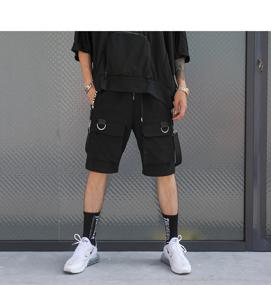 Pantalones Overol Hip Hop Holgados para Hombre - Image 2