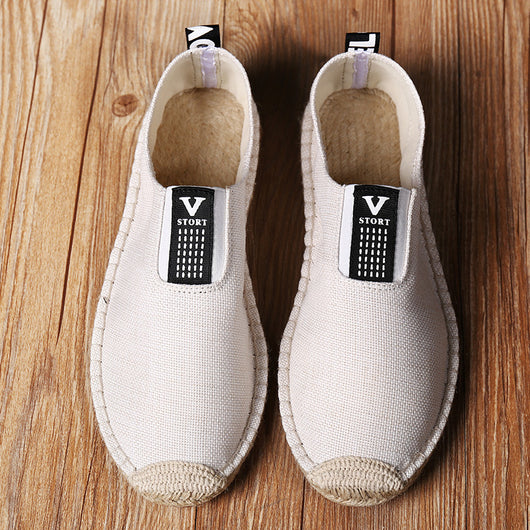 Zapatos Casuales de Lino Coreano - Image 6