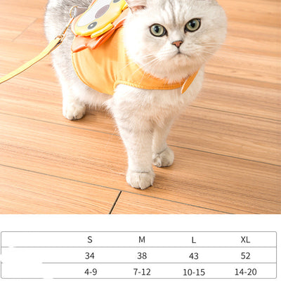 Arnés de Seguridad Anti-Escape para Gatos Nerviosos con Correa de Tracción - Image 5