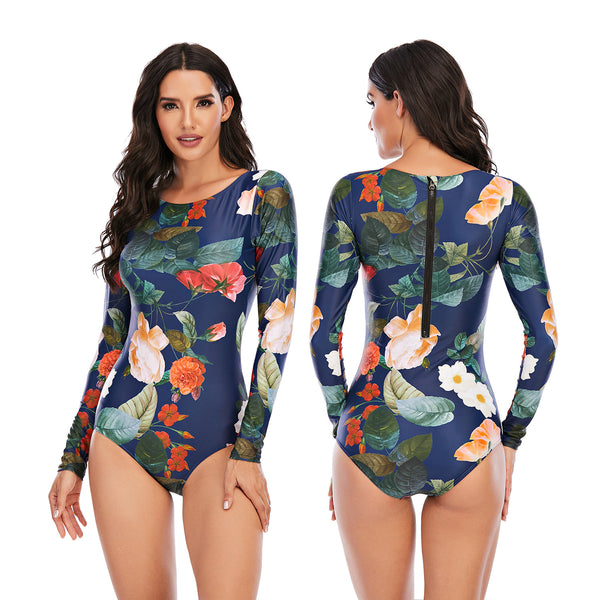 Traje de Baño Térmico Largo Protector Solar para Mujer