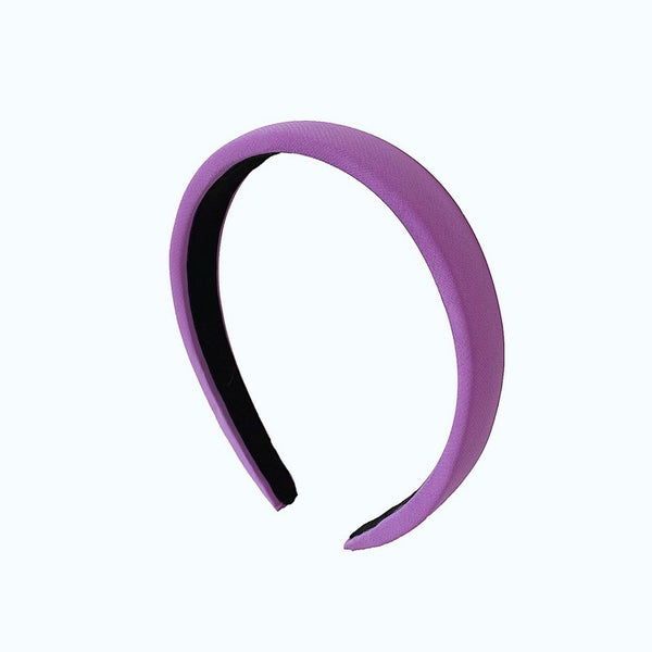 Diadema de Esponja Acolchada de Color Sólido - Accesorio para el Pelo