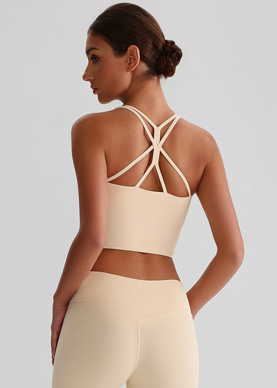 Sujetador Deportivo Cross Back para Yoga y Running - Image 34