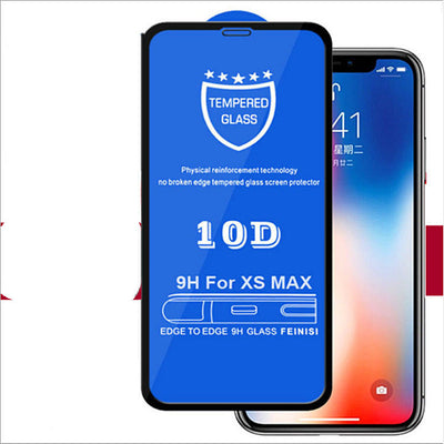 Protector de Pantalla Templado para iPhone XS Max - Borde Curvo Resistente - Image 10