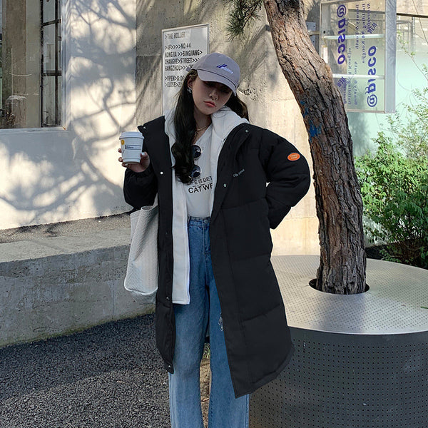 Chaqueta Acolchada Suelta Estilo Coreano para Estudiantes