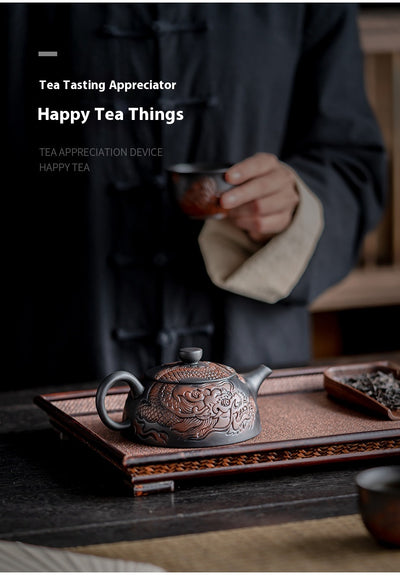 Tetera de Barro Púrpura Año del Dragón - Cerámica Artesanal Xianglong para Té Premium - Image 8