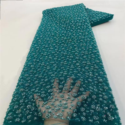 Tela de Lentejuelas con Cuentas de Burbujas para Vestidos de Bordado - Image 5