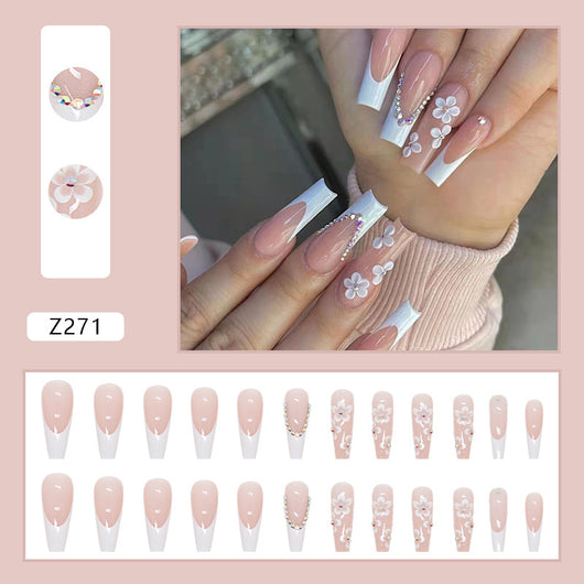 Parches de Manicura Transparentes de Larga Duración para Mujer - Image 11