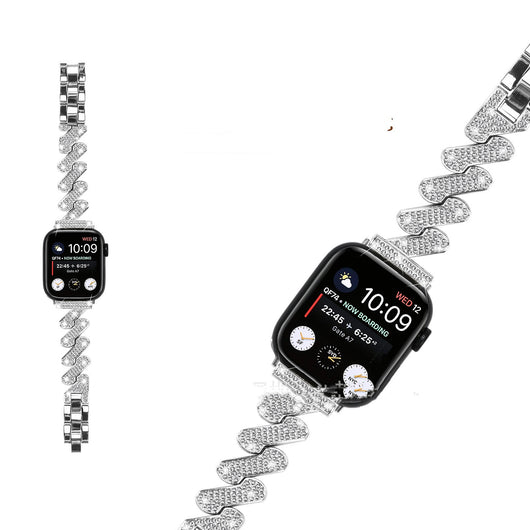 Correa de Reloj Inteligente con Diamantes Incrustados - Image 6