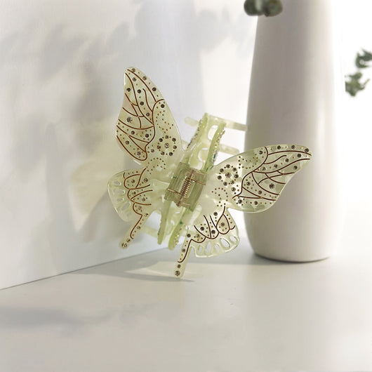 Prendedor de Cabello Mariposa Cristal Luxury Oversized - Image 7