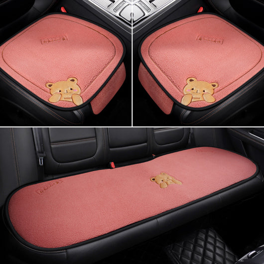 Juego de Cojines para Auto Invierno - Conjunto de 3 Piezas Peluche - Image 12