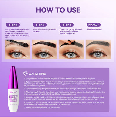 Crema de Cejas Resistente al Agua y Sudor - Fácil de Aplicar y Retirar - Image 10