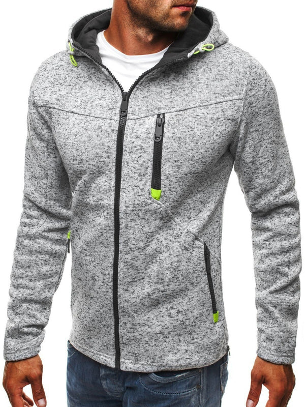 Cardigan Deportivo Jacquard para Hombre - Comodidad y Estilo