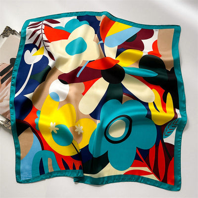Pañuelo de Seda Estampado Dopamina para Mujer - Image 6