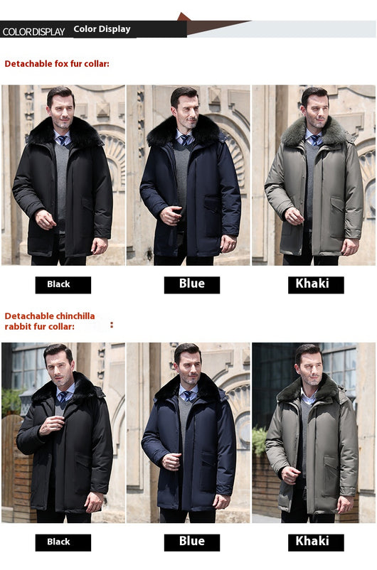 Abrigo Desmontable de Largo Medio para Hombre - Image 13