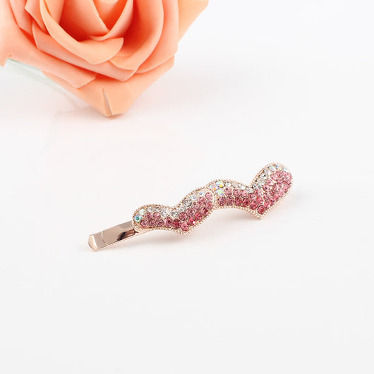 Accesorios para el Cabello con Pedrería en Forma de Corazón Estilo Coreano para Mujer - Image 6