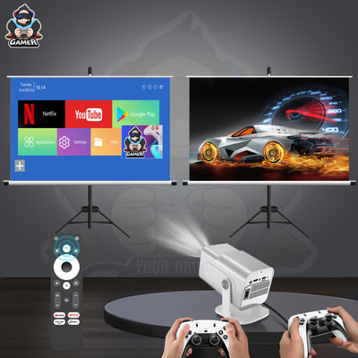 Consola de Juegos Android con Proyector 4K, WiFi y Control Inalámbrico - Image 21