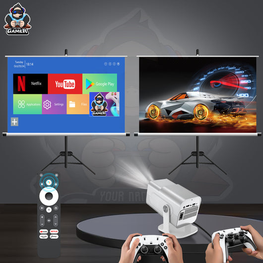 Consola de Juegos Android con Proyector 4K, WiFi y Control Inalámbrico - Image 21