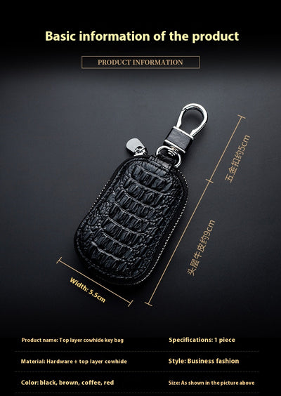 Funda de Cuero Genuino para Llaves de Auto - Unisex - Image 29