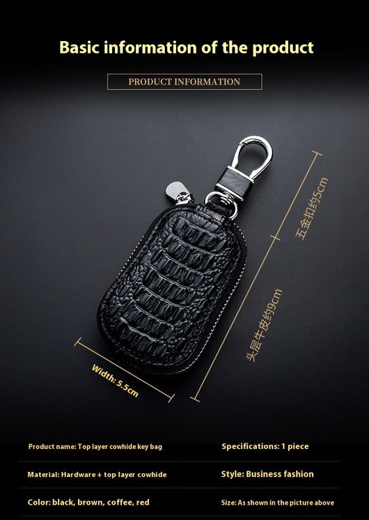 Funda de Cuero Genuino para Llaves de Auto - Unisex - Image 29