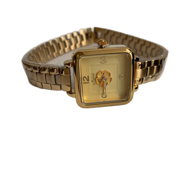 Reloj Elegante para Mujer ZUORAN - Acero Inoxidable con Cadena Cuadrada de Diseño Exclusivo