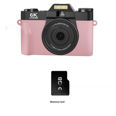 Cámara Mirrorless 6K HD Retro - Profesional y Compacta - Image 9