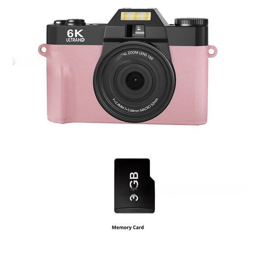 Cámara Mirrorless 6K HD Retro - Profesional y Compacta - Image 9