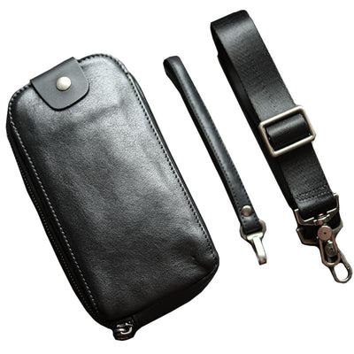 Bolsa Multifuncional de Cuero Genuino - Cartera Crossbody y Cintura - Image 7