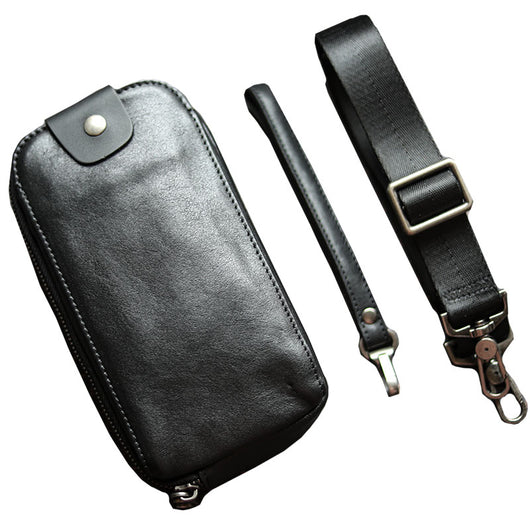Bolsa Multifuncional de Cuero Genuino - Cartera Crossbody y Cintura - Image 7