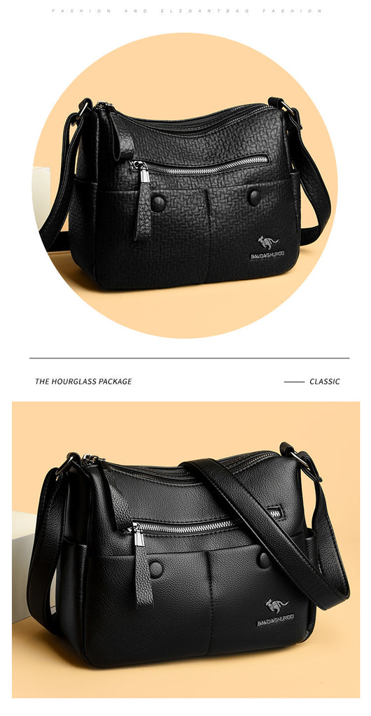 Bolso de Cuero Suave para Mamá - Diseño Minimalista y Versátil - Image 15