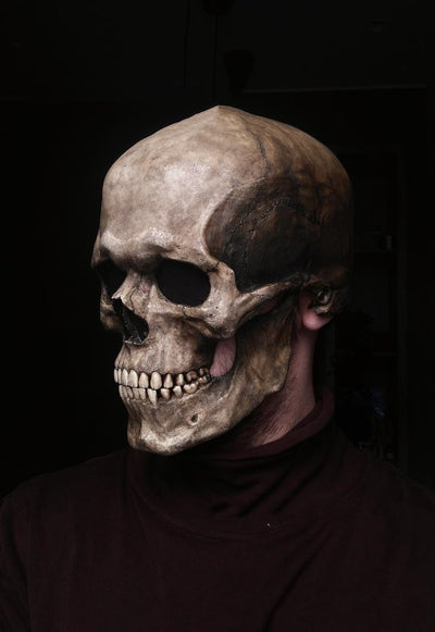 Calavera Halloween Terrorífica con Mandíbula Móvil y Luz Fluorescente - Image 11