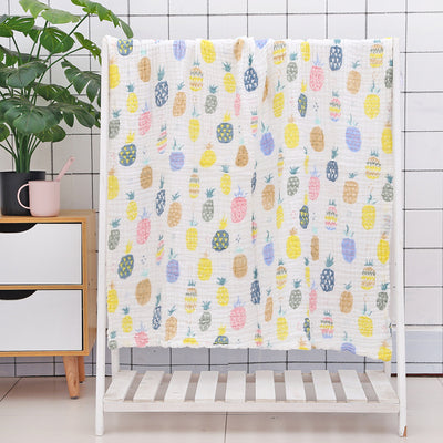 Toalla de Baño para Bebé con Acolchado Seersucker de Seis Capas - Image 10