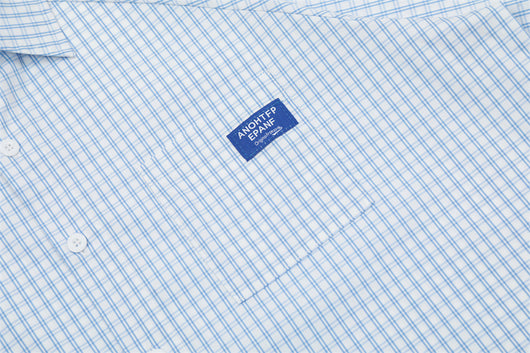 Camisa Cuadriculada Suelta de Manga Corta para Hombre - Image 12