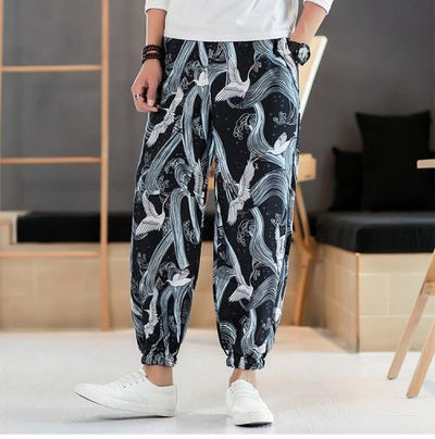 Pantalones Casuales Cómodos para Hombre Crane - Bloomers Holgados - Image 9