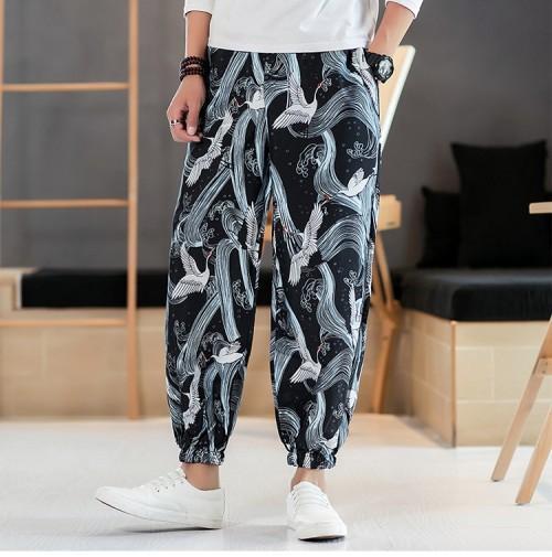 Pantalones Casuales Cómodos para Hombre Crane - Bloomers Holgados - Image 9