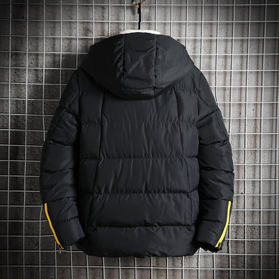 Chamarra Holgada con Capucha en Algodón Japonés para Hombre - Image 10