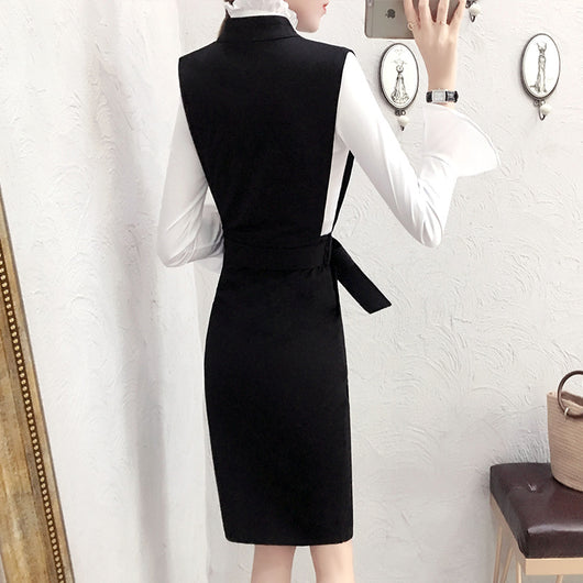 Conjunto Ejecutivo: Falda y Blusa Profesional de Dos Piezas - Image 8
