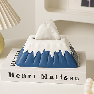 Dispensador de Pañuelos Ceramic Snow Mountain - Image 4