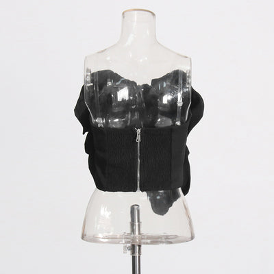 Top Tubo Backless con Flores 3D - Image 35