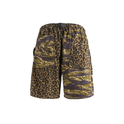 Shorts Cargo Camuflado con Estampado Leopardo - Unisex - Image 10