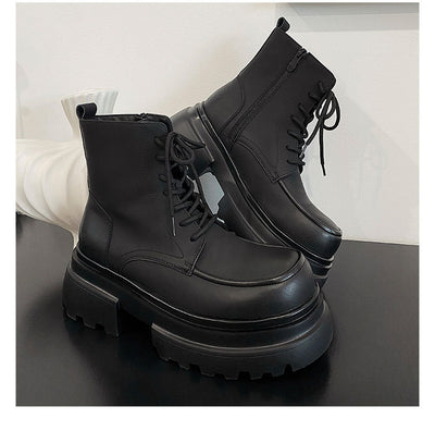 Botas Martin de Plataforma con Aumento de 7CM - Estilo Casual Elevado - Image 13